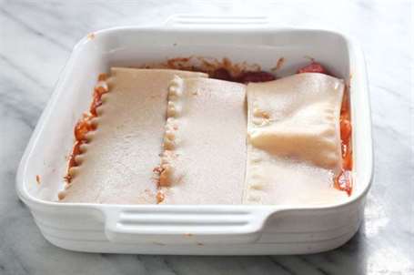 Lớp mì lasagna tự làm lành mạnh