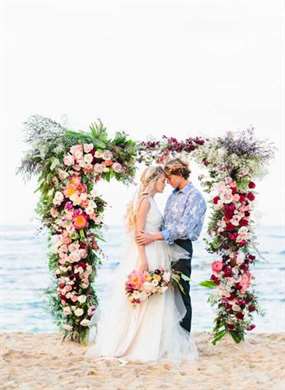 Bãi biển hồng Hawaii lãng mạn Elopement - Lấy cảm hứng từ điều này