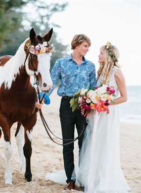 Bãi biển hồng Hawaii lãng mạn Elopement - Lấy cảm hứng từ điều này