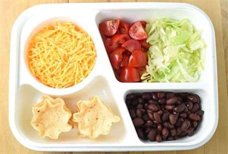 Làm hộp bento taco