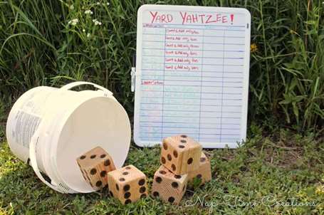 Yard yahtzee tự làm