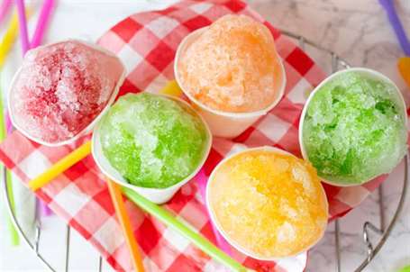 Fruit Snow Cones - rất đơn giản để làm tại nhà!