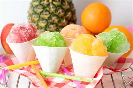 Fruit Snow Cones - rất đơn giản để làm tại nhà!