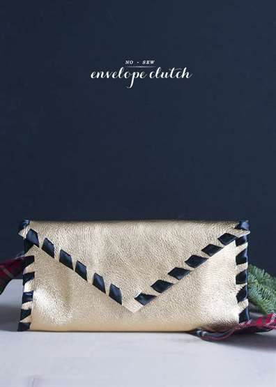 16 vàng không may clutch tự làm