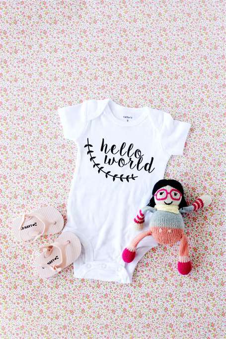 Hướng dẫn onesie xin chào thế giới dễ dàng