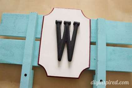 Monogram bằng gỗ Wagon Plaque DIY (3)