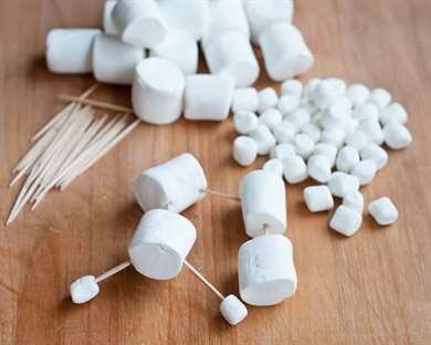 Tác phẩm điêu khắc 3d marshmallow