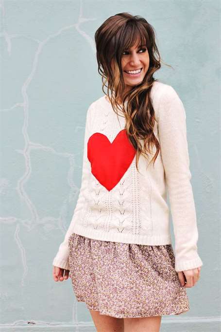 39 diy heart sweater