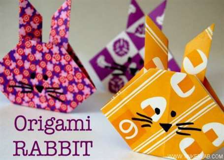 Thỏ gấp giấy Origami