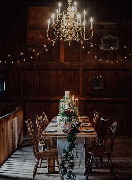 Elegant Barn Wedding Inspiration - Lấy cảm hứng từ điều này