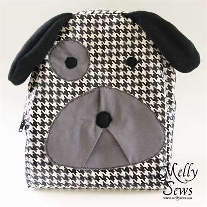 Ba lô doggy houndstooth