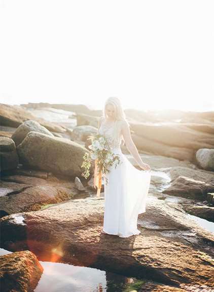 Massachusetts Seaside Bridal Inspiration - Lấy cảm hứng từ điều này