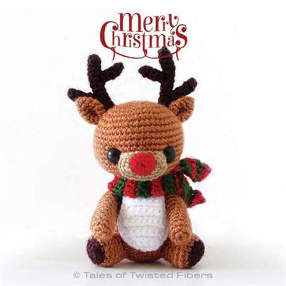 Rody, mô hình tuần lộc amigurumi miễn phí