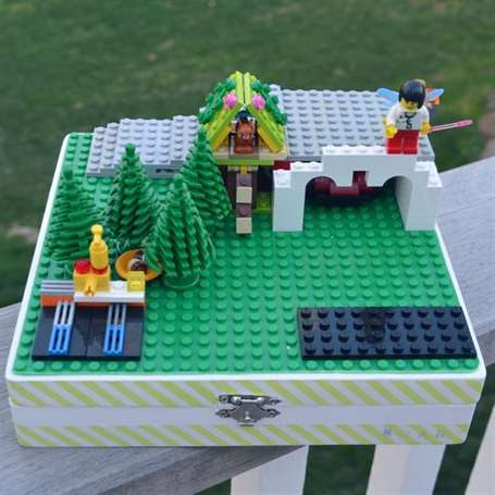 Hộp du lịch tự làm Lego