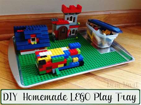 Khay chơi LEGO DIY Homemade