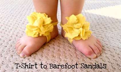 DIY Baby Barefoot Sandals