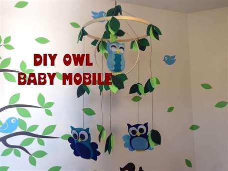 Baby Owl Mobile DIY