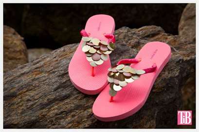 Paillettes Flip Flop DIY