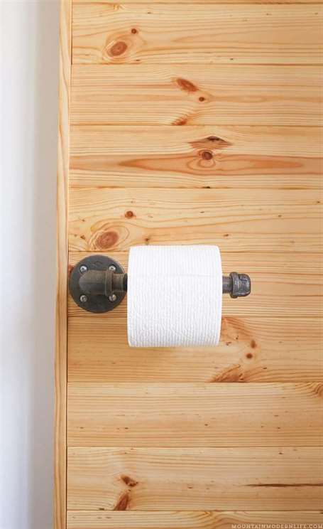 Hộp đựng giấy toiler mộc mạc tự làm