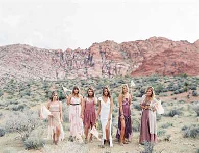 South Nevada Boho Elopement