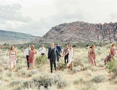 South Nevada Boho Elopement