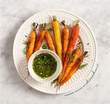 Cà rốt xanh chimichurri