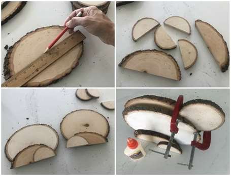 Hướng dẫn DIY Wood Slice Bunny