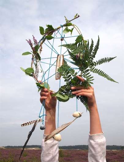 Tự nhiên làm dreamcatcher