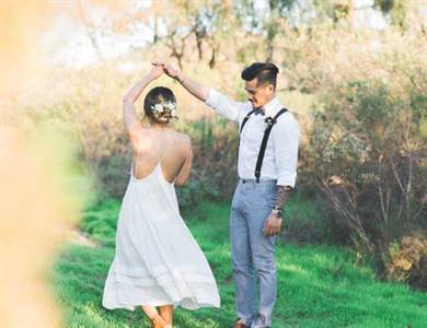 Boho Backyard Elopement