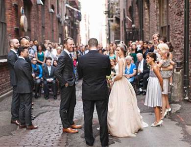 Blush Seattle Alley Wedding