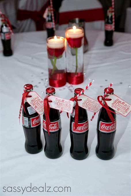 Chai coke ủng hộ đám cưới tự làm