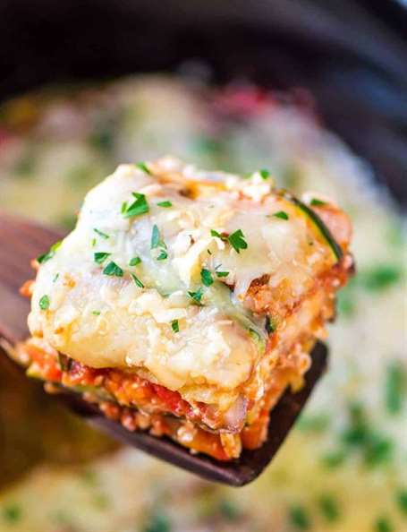 Crock pot lasagna low carb