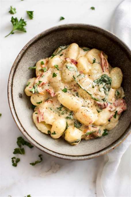 Gnocchi cà chua khô kem