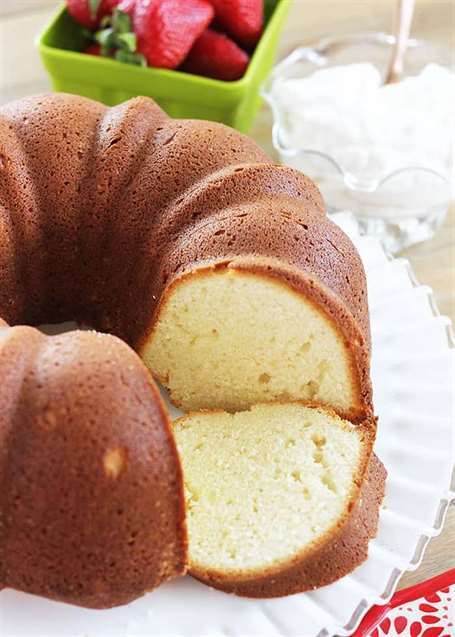 Buttermilk pound cake