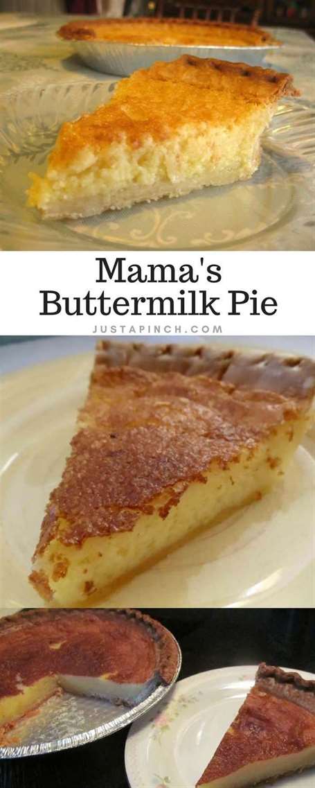 Mama's buttermilk pie