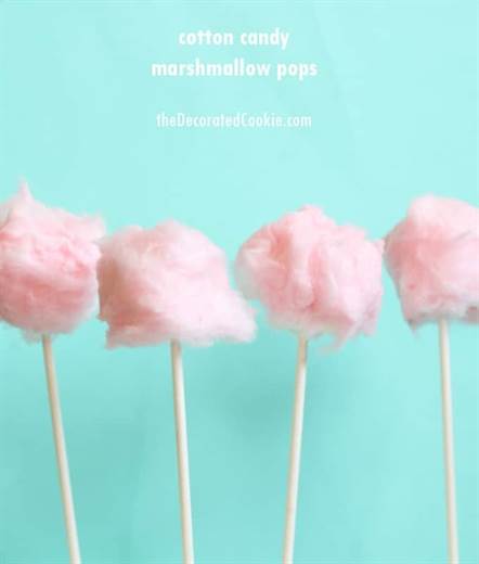 Kẹo bông marshmallow pops