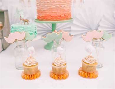 Vintage Peach and Mint Circus Party