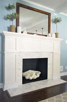 Fireplace marble redo