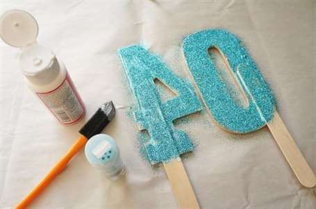 DIY Cake Topper Numbers for Age