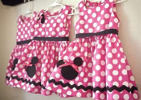 Váy dự tiệc sinh nhật chuột Minnie