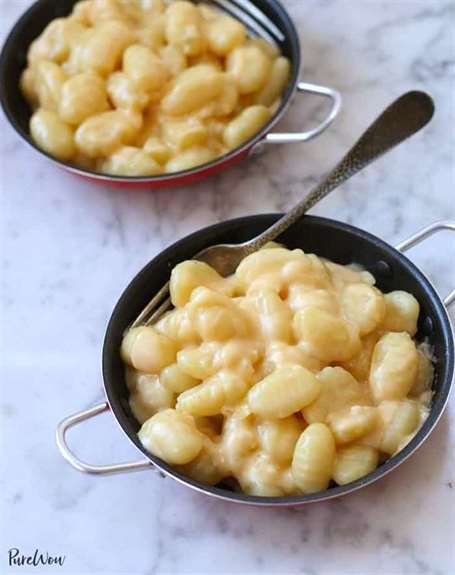 Gnocchi mì ống và pho mát