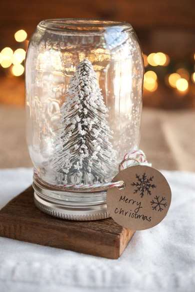 Diy anthropologie snowglobe