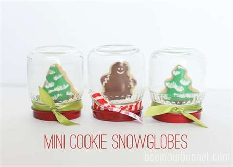 Quả cầu tuyết mini cookie