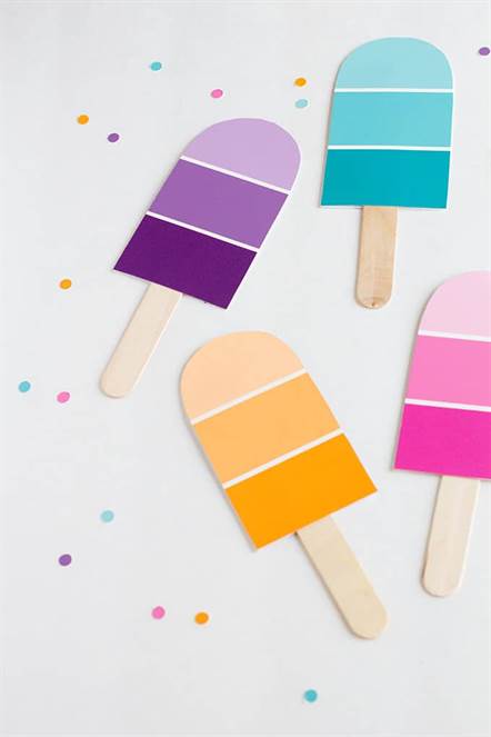 Popsicle lời mời bữa tiệc mùa hè tự làm