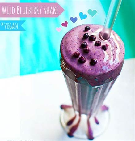 Vegan Wild blueberry lắc