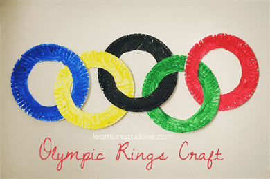 Vòng olympic đĩa giấy