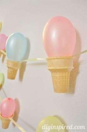 Ice Cream Cone Party Banner DIY (6)