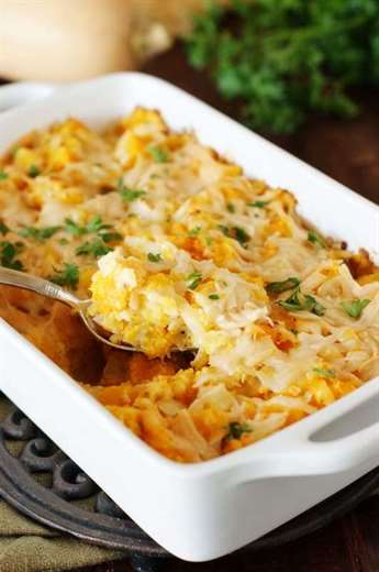 Công thức gratin bí ngô bơ