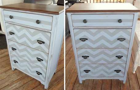 Chevron dresser tự làm