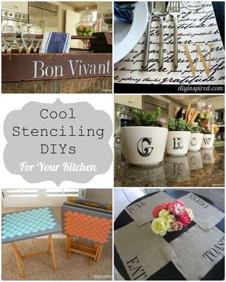 Năm công cụ DIY Stenciling tuyệt vời cho nhà bếp của bạn - Tự làm lấy cảm hứng